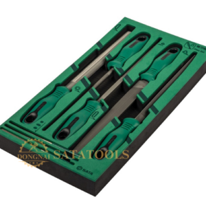 09910A_Bộ dũa bằng thép SATA 1 bộ 8 cái