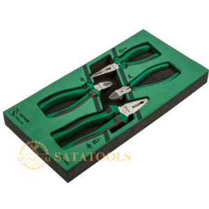 09912A_Bộ kìm mũi nhọn cong SATA 1 bộ 4 cái