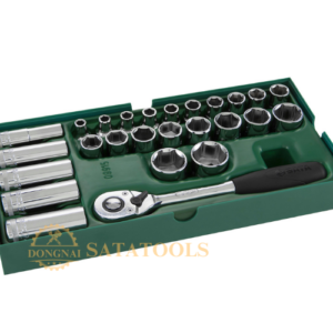 09915_Bộ đầu cờ lê 1/2inch 1 bộ 26 cái SATA