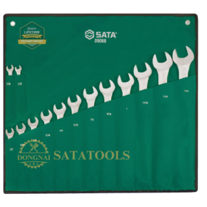 09069_ Bộ cờ lê FP S.A.E 1 bộ 14 cái SATA
