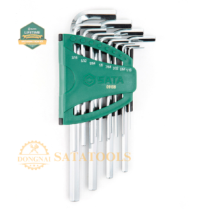 09108_ Bộ cờ lê hình chữ L SAE 1 bộ 12 cái SATA