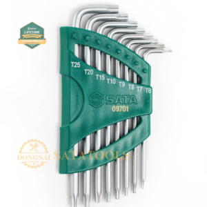 09701_ Bộ cờ lê hình chữ L Resistorx 1 bộ 8 cái SATA