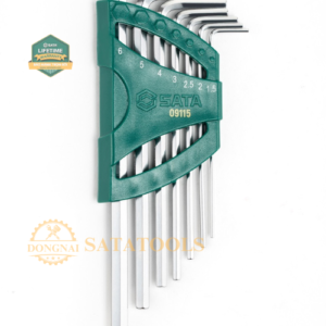 09115_ Bộ cờ lê hình chữ L 1 bộ 7 cái SATA