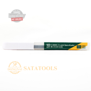 93432A_ Bộ 10 lưỡi dao tiện ích 13 đoạn 9x80MM SATA