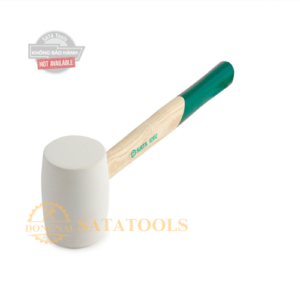 92912- 92913_ Búa cao su đầu trắng cán gỗ SATA