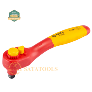 12982_ Cờ lê bánh cóc nhả nhanh cách điện VDE 10MM dòng 200MM SATA