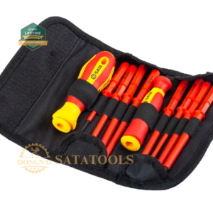 09304_ Bộ tua vít cách điện 1000V (VDE) 10 chi tiết SATA
