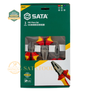 09261_ Bộ kìm cắt VDE 6-8 inch 1 bộ 3 cái SATA