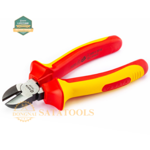 70232 - 70233_ Kìm cắt mũi cong VDE SATA