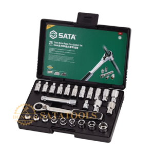 09131_Bộ đầu cờ lê 13mm 1 bộ 25 cái  SATA