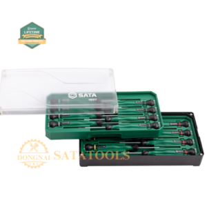 09317_ Bộ tuốc nơ vít nhỏ 1đầu 1 bộ 15 cái SATA