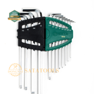 09102_ Bộ cờ lê chữ L 1 bộ 12 cái SATA