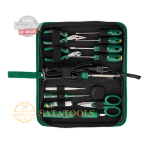 03710_ Bộ dụng cụ sửa chữa điện 1 bộ 13 cái SATA
