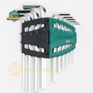 09110_ Bộ cờ lê hình chữ L 1 bộ 10 cái SATA