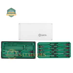 09316_ Bộ tuốc nơ vít cán dài 9 chi tiết SATA